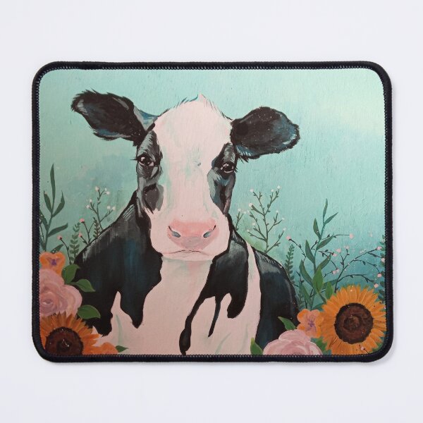 Item preview, Floral Cow designed and sold by crescentcoyote.