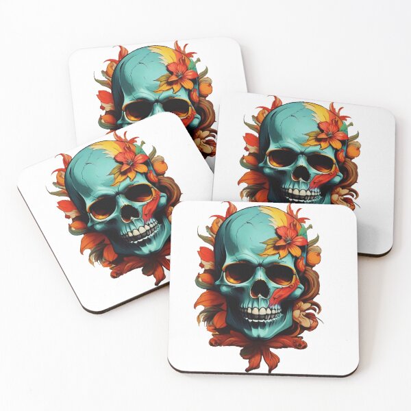 Item preview, Flower Skull designed and sold by manbaito.