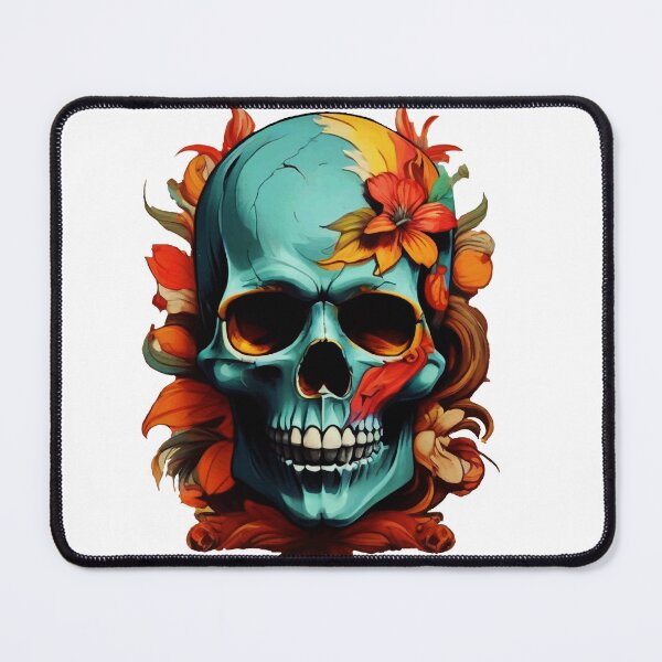 Item preview, Flower Skull designed and sold by manbaito.