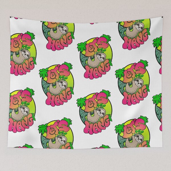 Item preview, Cute Sloth Let's Hang designed and sold by itsmidnight.