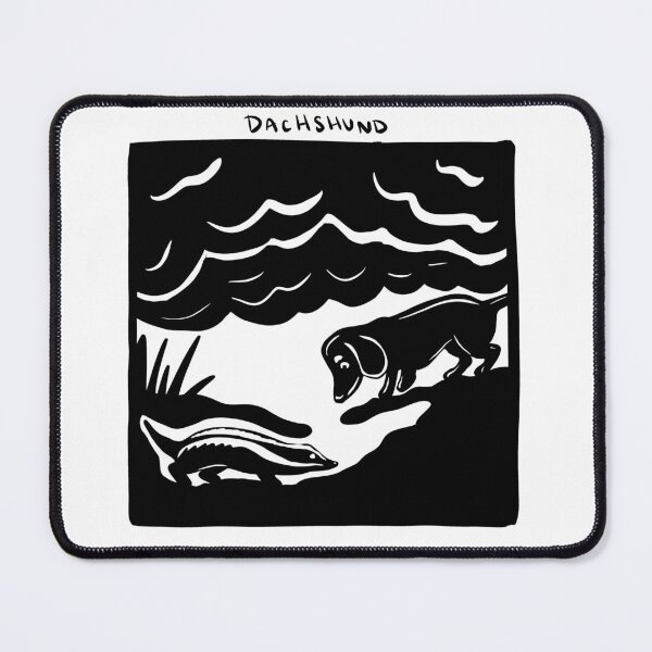 Item preview, Dachshund Stamp Art designed and sold by BrinaDraws.