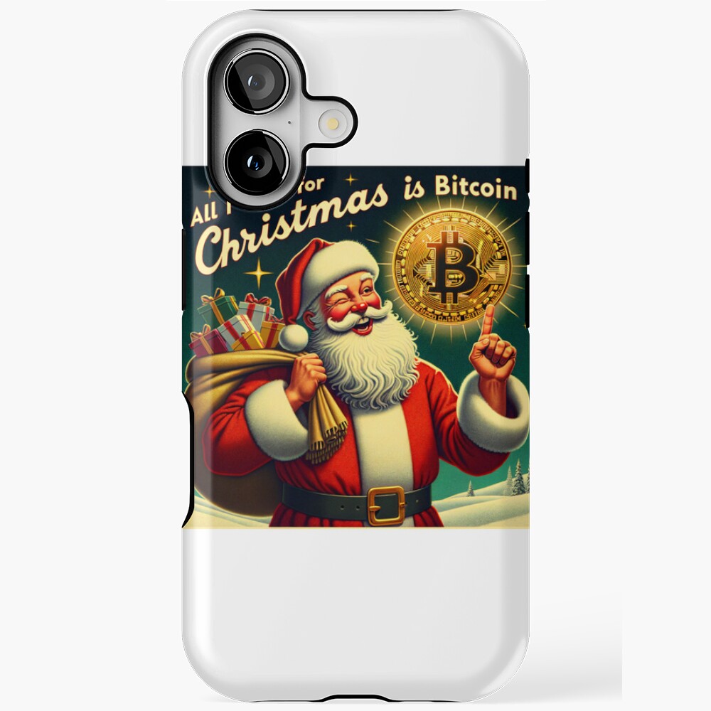 Retro Bitcoin Christmas Wish