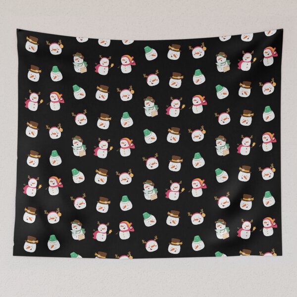 Item preview, Cute Snow Man Set designed and sold by patternjp.