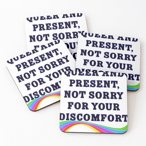 Item preview, Queer and Present designed and sold by I-Am-Pride.