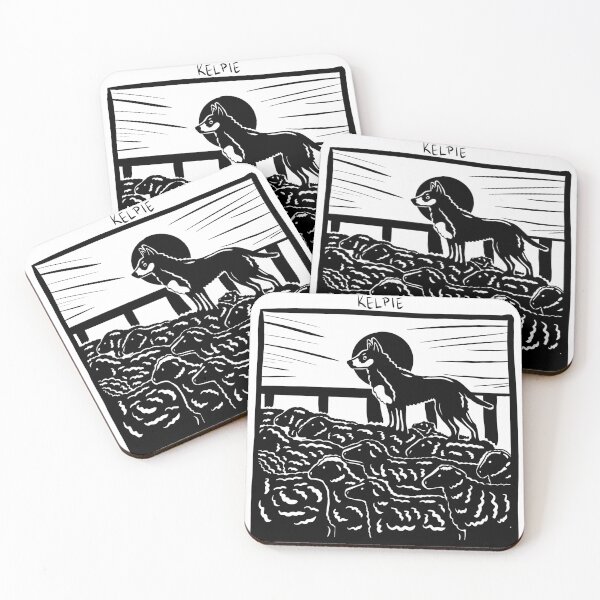 Item preview, Kelpie Stamp Art designed and sold by BrinaDraws.