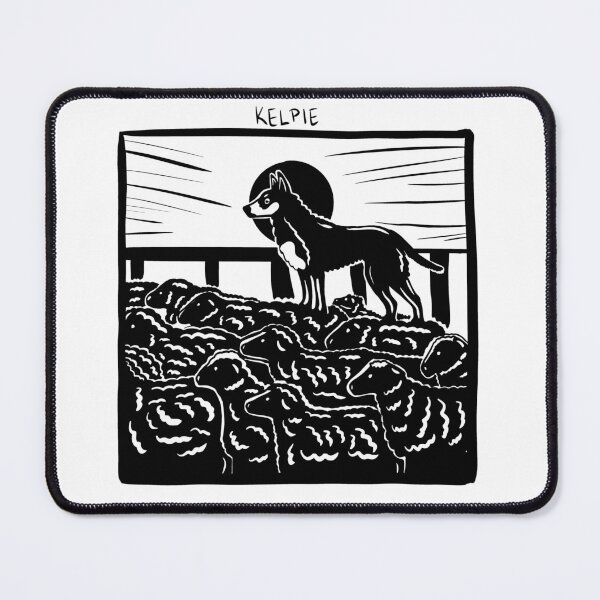 Item preview, Kelpie Stamp Art designed and sold by BrinaDraws.