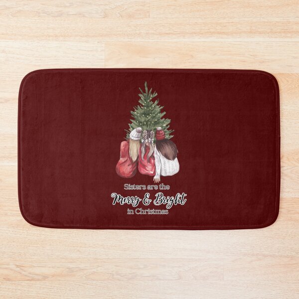 Item preview, Sisters Are The Merry & Bright In Christmas designed and sold by A-M-Watson.