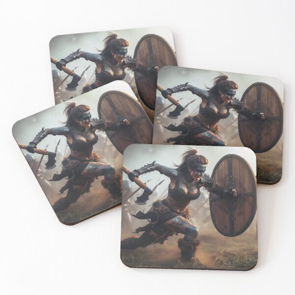 Item preview, Shield Maiden's Charge designed and sold by AI-Agent-Zero.