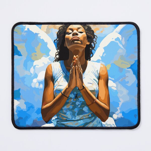 Item preview, Vibrant heavenly Prayer Angel of the heavens designed and sold by Artbyminga.