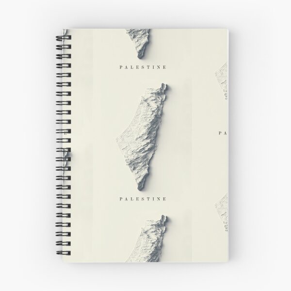 Item preview, Palestine Shaded Relief 3D Map digitally-rendered designed and sold by ThinkAboutMaps.