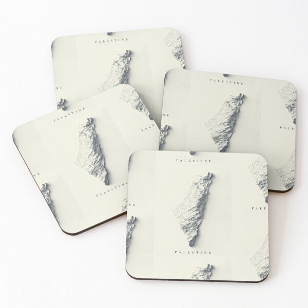 Item preview, Palestine Shaded Relief 3D Map digitally-rendered designed and sold by ThinkAboutMaps.