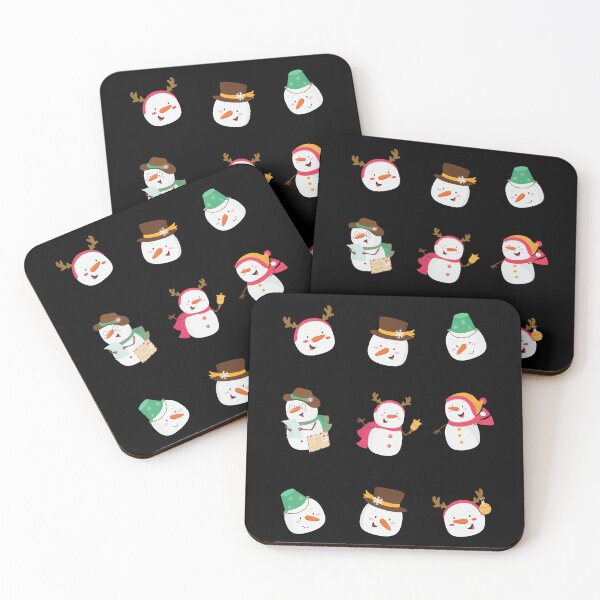 Item preview, Cute Snow Man Set designed and sold by patternjp.