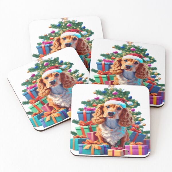 Item preview, Cocker spaniel Merry christmas  designed and sold by bittucreates.