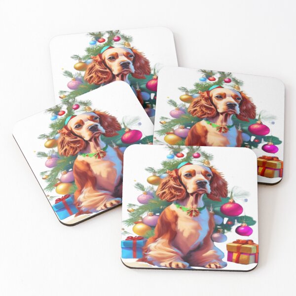 Item preview, Cocker spaniel Merry christmas  designed and sold by bittucreates.