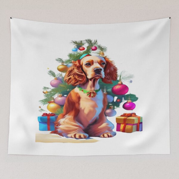 Item preview, Cocker spaniel Merry christmas  designed and sold by bittucreates.