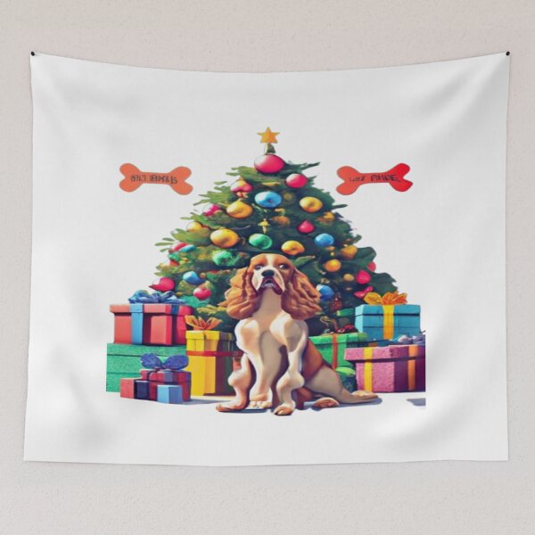 Item preview, Cocker spaniel Merry christmas  designed and sold by bittucreates.