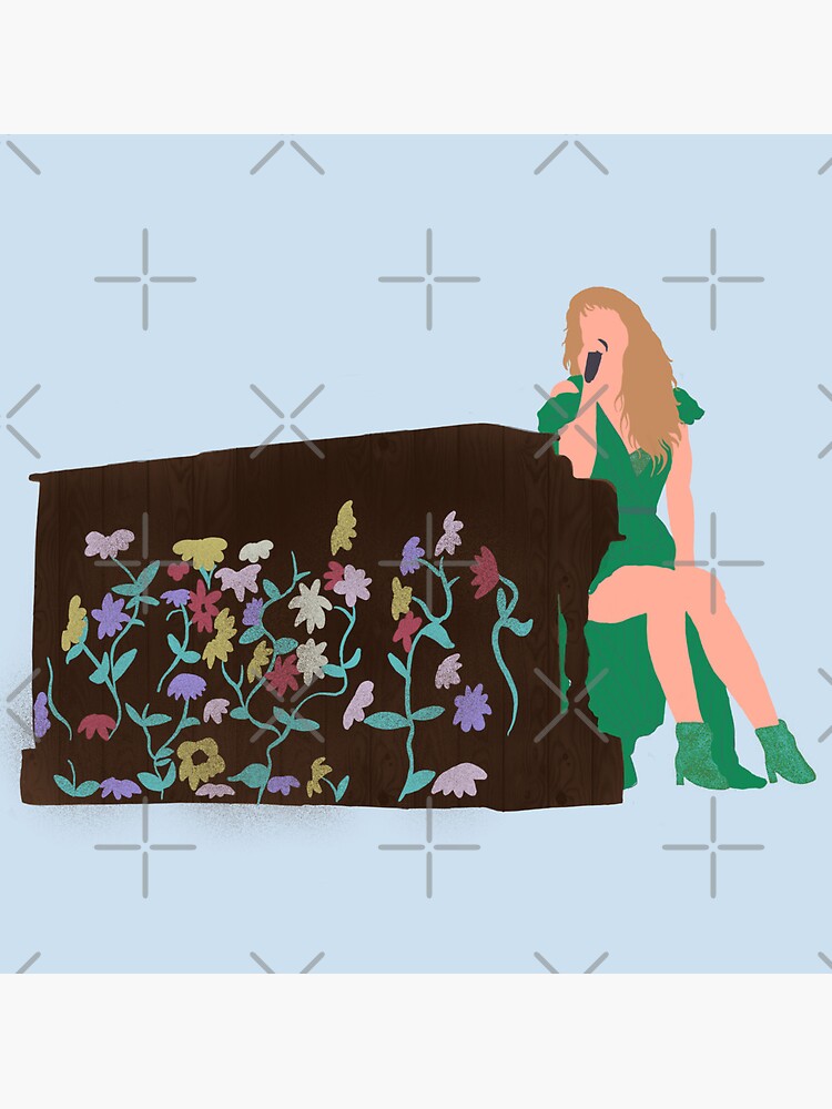 green dress surprise song o'clock" Photographic Print for Sale by nerfie |  Redbubble