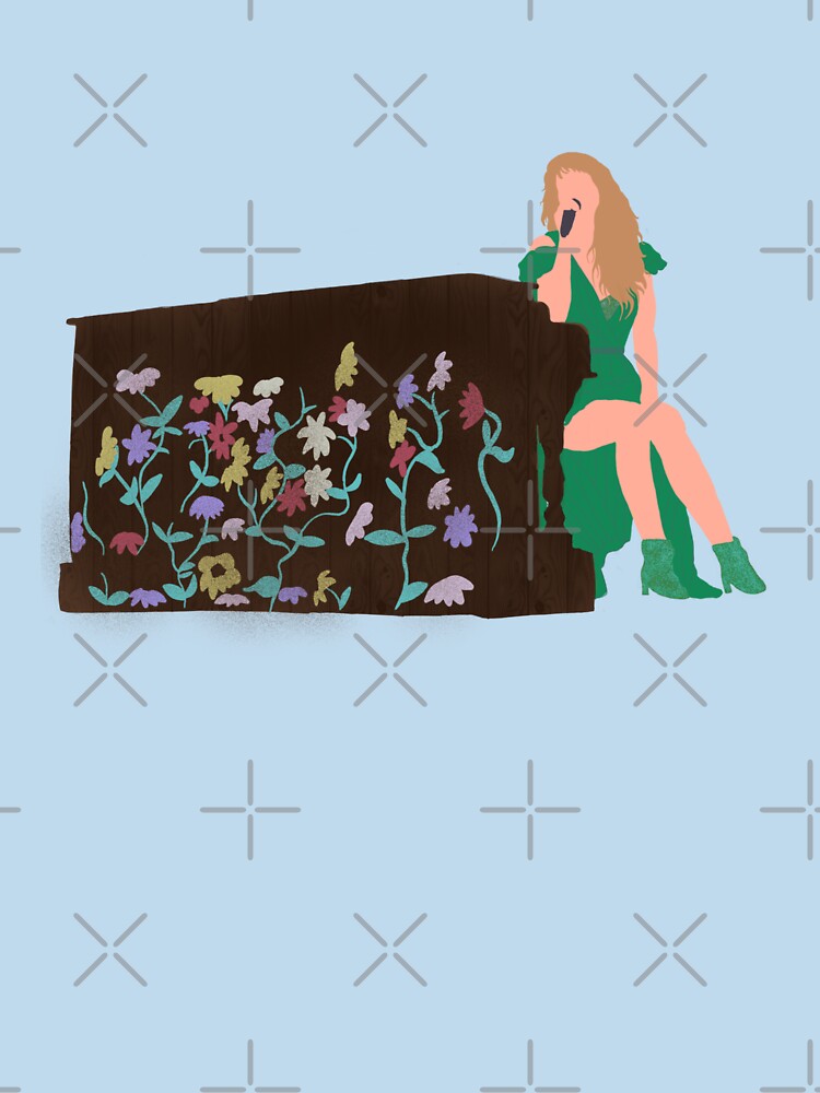 green dress surprise song o'clock" Essential T-Shirt for Sale by nerfie |  Redbubble