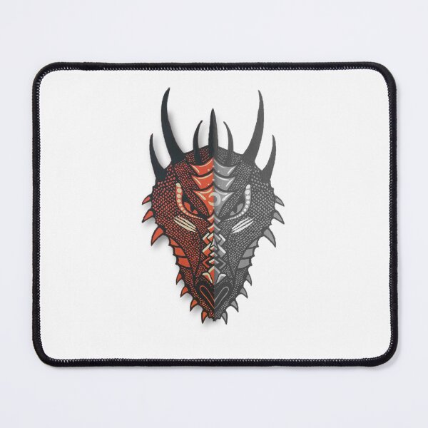 Item preview, The Dragon (Celtic Art) Red and Black designed and sold by TalesOfMythAndMagic.