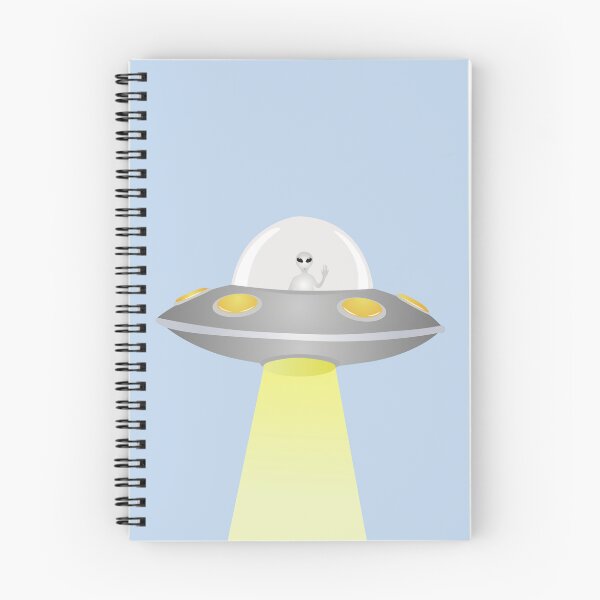 Item preview, Cartoon alien in flying saucer  designed and sold by Beerich888.