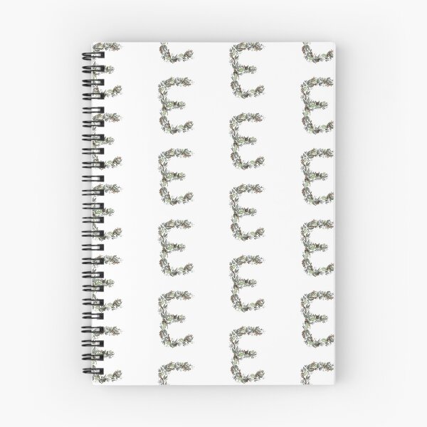 Item preview, Neutral Watercolor Floral Monogram E designed and sold by serafineaandd.