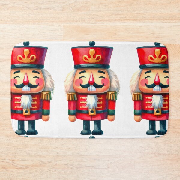 Item preview, Happy Red Christmas Nutcracker - Watercolor Design designed and sold by Star-Fragment.