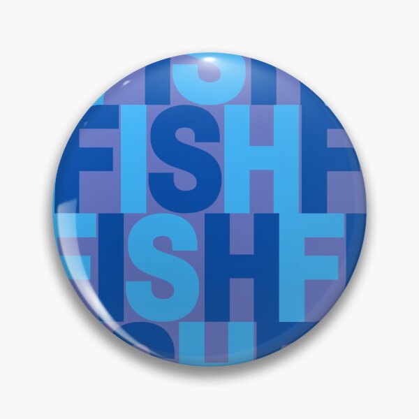 Item preview, Here Fishy Fishy - Blue designed and sold by Chrome-Magnet.