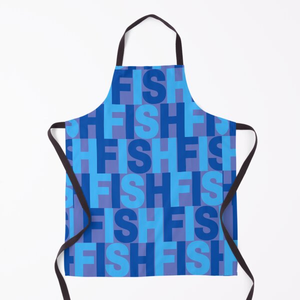 Item preview, Here Fishy Fishy - Blue designed and sold by Chrome-Magnet.