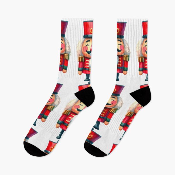 Item preview, Happy Red Christmas Nutcracker - Watercolor Design designed and sold by Star-Fragment.