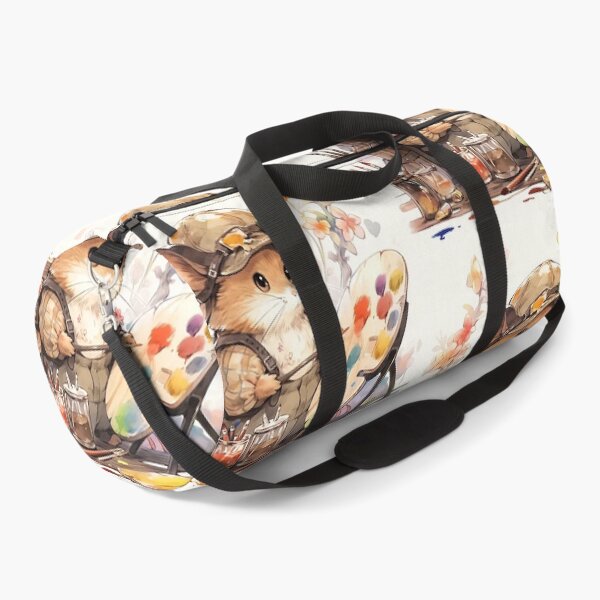 Item preview, Artist Dormouse with Canvas and Paints Illustration designed and sold by PaintbrushPlace.