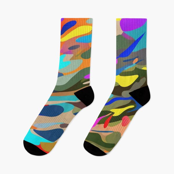 Item preview, Colorful Camouflage Abstract Pattern designed and sold by calibrit.