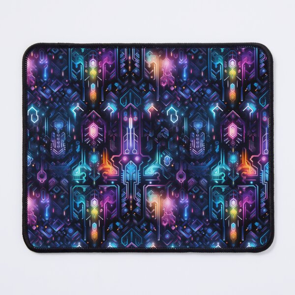 Item preview, Cyber Luminism: Transcendental Masterpiece of Glowing Rune Symbols with Iridescent Holographic Shimmer designed and sold by polonuim210.