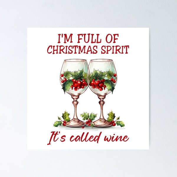 Item preview,  Christmas Spirit in Wine Cheer Collection  designed and sold by SweetlanArt.