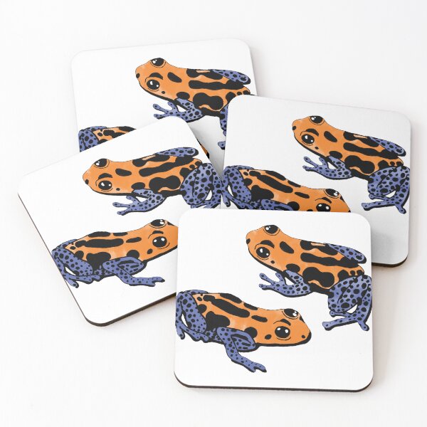 Item preview, Pair of Poison Dart Frogs designed and sold by inklets.