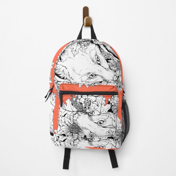 Item preview, Autumn Fox Bloom - Black and White designed and sold by Kellie Lamphere.