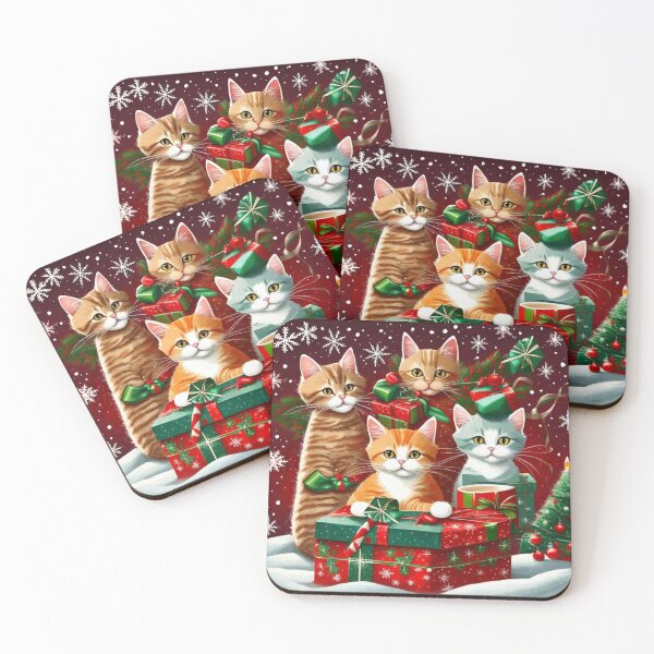 Item preview, Meowy Catmas Merry Christmas Cute Cat funny Christmas Gifts for Cat Lovers designed and sold by MatthewViews.