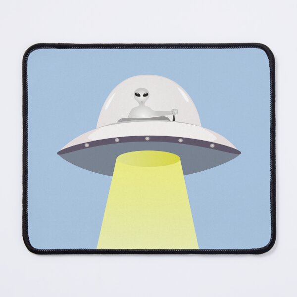 Item preview, Space ship flying saucer vector illustration designed and sold by Beerich888.