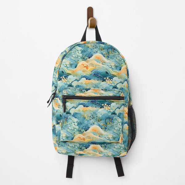 Item preview, Watercolor Wonders: Climate Zone Patterns in Lush Greens, Desert Sands, Polar Whites, and Ocean Blues designed and sold by polonuim210.