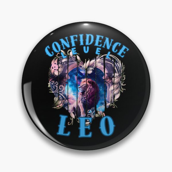 Item preview, Confidence Level: Leo. leo quote designed and sold by ZodiacWonders.