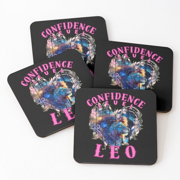 Item preview, Confidence Level: Leo. fire sign designed and sold by ZodiacWonders.