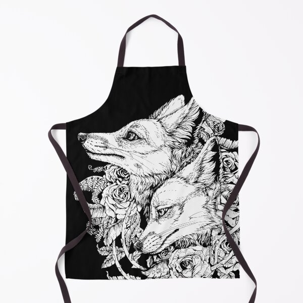 Item preview, Fox Bloom - Black and White designed and sold by Kellie Lamphere.