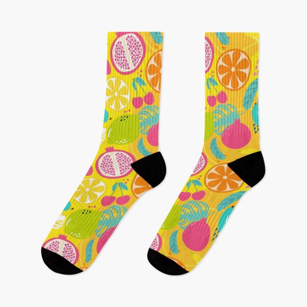 Item preview, tropical fruits seamless pattern designed and sold by mamacub.