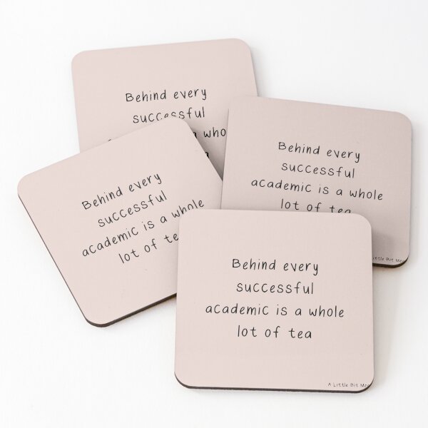 Item preview, Behind every academic - tea designed and sold by alittlebitmeg.