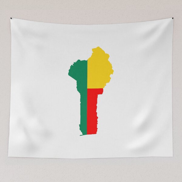 Item preview, benin flag map designed and sold by tony4urban.