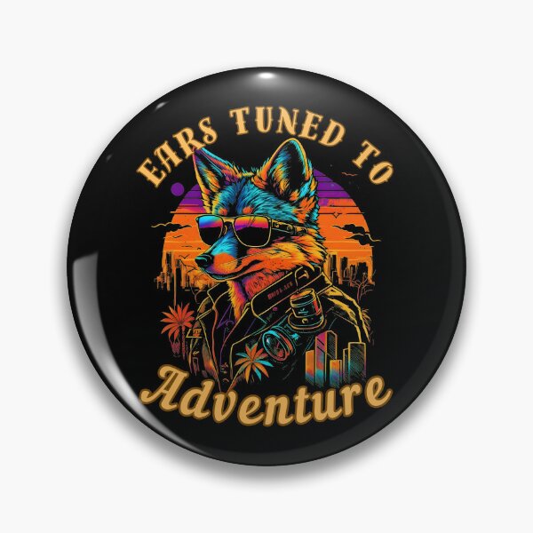 Item preview, Ears Tuned To Adventure. fox lover designed and sold by FoxVibes.