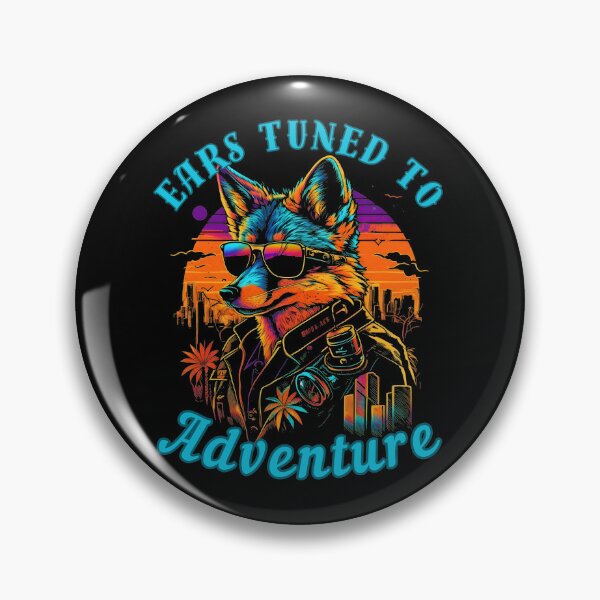 Item preview, Ears Tuned To Adventure. fox face designed and sold by FoxVibes.