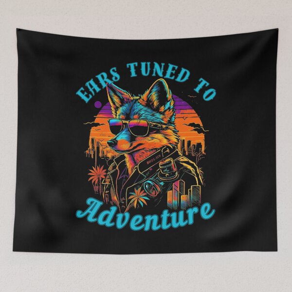 Item preview, Ears Tuned To Adventure. fox face designed and sold by FoxVibes.