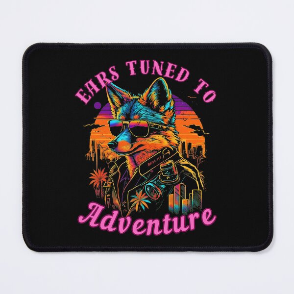 Item preview, Ears Tuned To Adventure. cool fox designed and sold by FoxVibes.