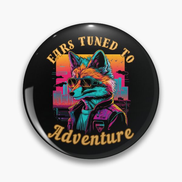 Item preview, Ears Tuned To Adventure. fox saying designed and sold by FoxVibes.