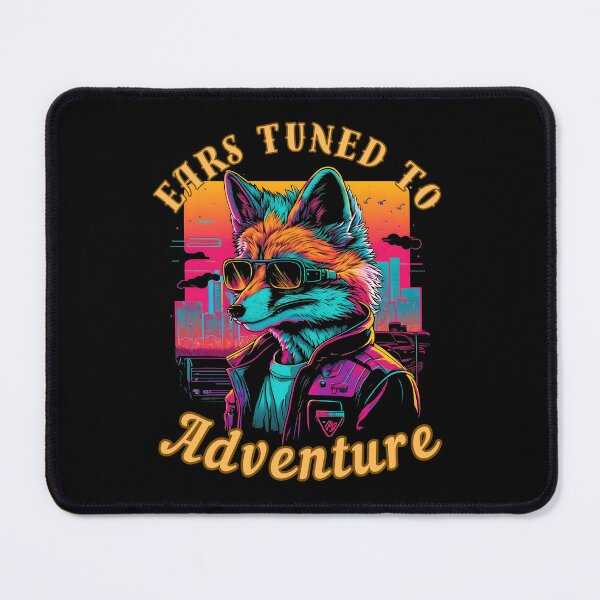Item preview, Ears Tuned To Adventure. fox saying designed and sold by FoxVibes.